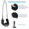 Hammock for Neck, Portable Cervical Traction Neck Shoulder Muscles, Memory Foam Neck Relax Massager with Eye Mask, for Office Worker Teacher Driver (Dark Light) view 3