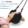 Hammock for Neck, Portable Cervical Traction Neck Shoulder Muscles, Memory Foam Neck Relax Massager with Eye Mask, for Office Worker Teacher Driver (Dark Light) view 4