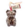 ButtonChocs Birthday Chocolate Teddy Bear - Happy Birthday. Belgian Milk Chocolate Birthday Gift. view 1
