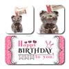 ButtonChocs Birthday Chocolate Teddy Bear - Happy Birthday. Belgian Milk Chocolate Birthday Gift. view 2