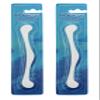 2 x Polarscrape tongue cleaner against bad breath for fresh breath, oral hygiene, antibacterial function (white). view 1