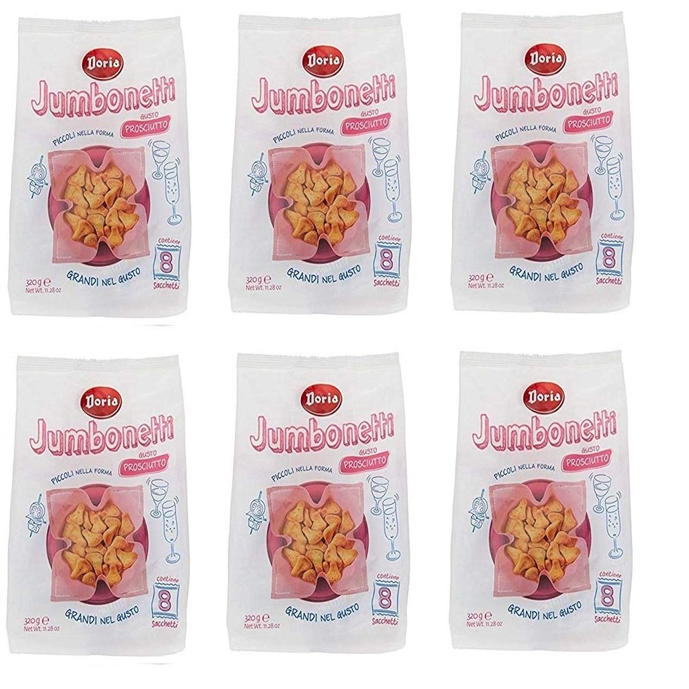 6X Doria Giambonetti 8 Single portions Gusto Prosciutto ham Flavor