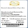 Ghasitaram Gifts Rakhi Gifts for Brothers Roasted Almond Bites 18 pcs Box with Pearl Rakhi view 2