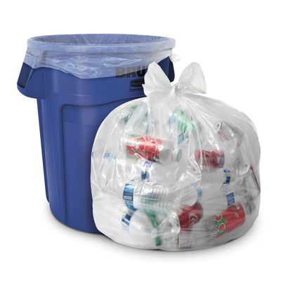 33 Gallon Clear Trash Bags - (Huge 100 Pack) - 33' x 39' - 1.5 MIL (Equivalent) - CSR Series - Heavy Duty Industrial Liners Clear Garbage Bags for Recycling, Contractors, Storage, Outdoor