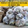 33 Gallon Clear Trash Bags - (Huge 100 Pack) - 33' x 39' - 1.5 MIL (Equivalent) - CSR Series - Heavy Duty Industrial Liners Clear Garbage Bags for Recycling, Contractors, Storage, Outdoor view 4