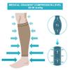 Calf Compression Socks, Footless Compression Calf Sleeves with Medical Gradient Compression, 20-30mmHg Compression Stockings for Shin Splint, Varicose Vein, Edema, Women & Men view 3