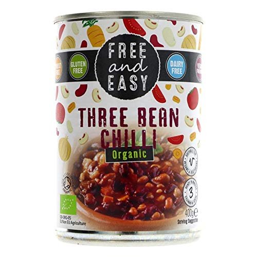 Free & Easy Three Bean Chilli - Og 400G-6 Pack