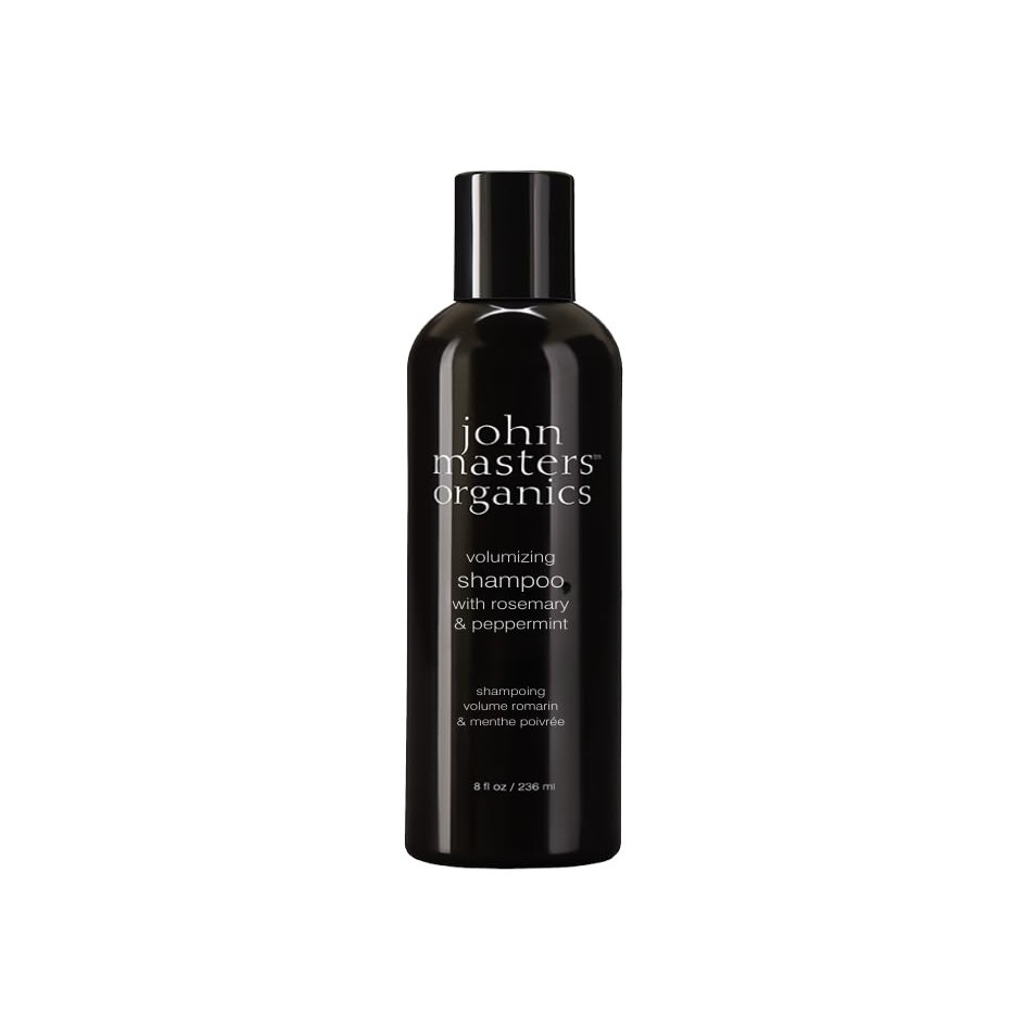 JMO Volumising Shampoo - 236 Millilitres, Shampoo with Rosemary & Peppermint for Fine Hair - Shampoo for Men & Women