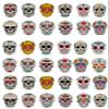 36 Stand Up Sugar Skulls Themed Edible Wafer paper Cake Toppers Decorations view 2