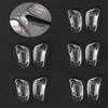 12.4mm Eyeglass Nose Pads D Shape 5 Pairs Pushin Push in Nose Pieces Anti-Slip Soft Silicone Glass Nose Pieces for Glasses Eyeglasses Sunglasses view 2