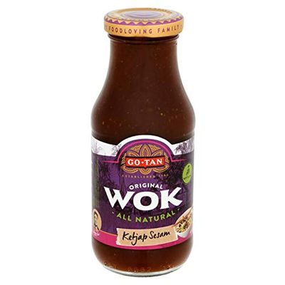 Ketjap Sesame Sauce | Go-Tan | Original Wok All Natural Ketjap Sesame 240ml | Total Weight 240 Grams