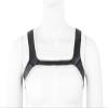 HOT DREAM Mens Neoprene Custom Harness Shoulder Strap Muscles Protector Adjustable Club Wear Costume (White, L) view 1