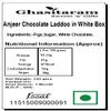 Ghasitaram Gifts Rakhi Gifts for Brothers Rakhi Sweets - Anjeer Chocolate Laddoo in White Box with Beads Rakhi view 2