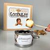 Chocolate Fondue Gift Hamper - Smores kit - Toasting marshmallows - Add Your personal message view 2
