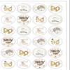 24 Precut Age 90 Ninety Ninetieth 90th Birthday Edible Wafer Paper Cake Toppers Decorations view 2