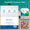 SmartSolve - IT118942 2pt Water-Soluble Translucent Paper, 8.5" x 11", White (Pack of 25) view 3