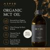 APE Nutrition Organic MCT Oil | Keto | Glass Bottle | C8 & C10 MCTs (Medium Chain Triglycerides) | Boosts Ketones | Bulletproof Coffee | 100% Coconut-Derived | Boosts Focus & ATP Energy | Vegan view 2