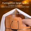 Axdwfd Foot Bath Barrel Fumigation Bucket, Household Foot Bath Barrel Over The Knee High Barrel Wooden Footbath Foot Bath Barrel Gynecological Private Parts Sweat Steam Barrel (Size : 60cm) view 4