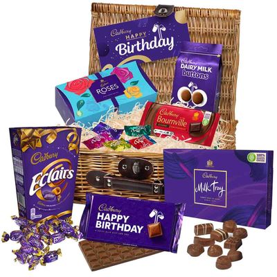 Cadbury Happy Birthday Chocolate Basket Gift