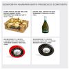 Bletchley Hamper With Prosecco - Hand Wrapped Food Basket, in Gift Hamper Box view 3