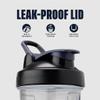 BlenderBottle Shaker Bottle Pro Series Perfect for Protein Shakes and Pre Workout, 24-Ounce, Black/Clear view 2