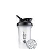 BlenderBottle Classic V2 Shaker Bottle with Stainless Steel Ball, For Protein Shakes, Dishwasher Safe, 590ml, Black/Clear view 1