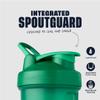 BlenderBottle Classic V2 Shaker Bottle with Stainless Steel Ball, For Protein Shakes, Dishwasher Safe, 830ml, Emerald view 2