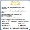 Ghasitaram Gifts Rakhi Gifts for Brothers Rakhi Sweets - Mysore Pak and Palak Potato Chips Hamper with Pearl Beads Rakhi view 4