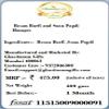 Ghasitaram Gifts Rakhi Gifts for Brothers Rakhi Sweets - Besan Barfi and Soan Papdi Hamper with Pearl Beads Rakhi view 4