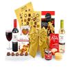 Whittington Wooden Box Wine Hamper - Gourmet Red & White Wine Gift Set with Olives, Shortbread, Pralines - Drinks Gift Selection for Birthdays and Celebrations, from Regency Hampers view 1