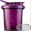 BlenderBottle Classic V2 Shaker Bottle Perfect for Protein Shakes and Pre Workout, 28-Ounce, Plum view 1