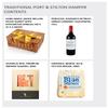 Gourmet Port & Stilton Gift Set - Traditional Ruby Port and Cheese Hamper with Smoked Salmon, Blue Stilton, Cheddar - Wine and Cheese Gifts for Him, from Regency Hampers view 3