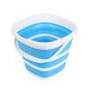 10L Silicone Bucket for Fishing Folding Collapsible Bucket Car Wash Outdoor Fishing Square Barrel Bathroom Kitchen Camp Bucket,01 view 1
