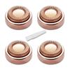 4PCS Painless Facial Hair Remover Replacement Heads for Hypoallergenic Finishing Touch Hair Remover view 1