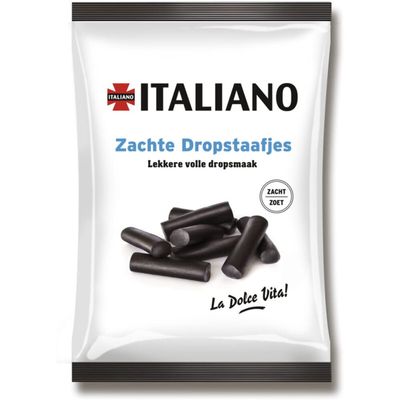 Italiano Sicilian Soft Licorice Sticks Candy Sweet 250G
