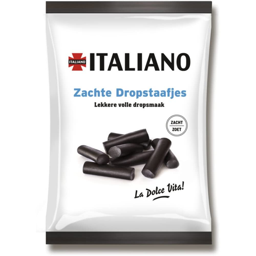 Italiano Sicilian Soft Licorice Sticks Candy Sweet 250G