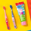 My Teeth Time Peppa Pig Toothbrush Duo, Dental Care, for Kids Aged 4-6 Years, Twin Pack, Soft Toothbrush, Peppa and George Design, Multicoloured, 1 x Duo Pack view 4