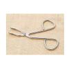 1PCS Silver Professional Stainless Steel Eyebrow Removal Scissor Forceps Handle Tweezers view 3