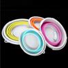 1 Pc 1.5L-10L Portable Folding Bucket Kitchen Items Household Thick Silicone Fishing Supplies for Fishing Camping Car Wash,Round 5L view 3