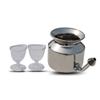 Ancient Impex Stainless Steel Neti Pot with Set of 2 Eyewash Cups for Sinus Allergies | 500ml Capacity view 1