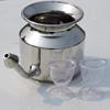 Ancient Impex Stainless Steel Neti Pot with Set of 2 Eyewash Cups for Sinus Allergies | 500ml Capacity view 2