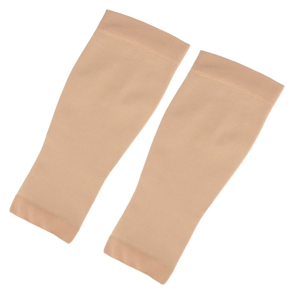 Beauty7 Tattoo Cover Up Sleeve Elastic Fiber Arm Leg Compression Sleeves Concealer Support Color Skin 2pcs Size XL