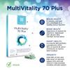 Healthspan Multivitamin 70 Plus | (120 Tablets) | Vitamin C & Vitamin D3 | Brain, Heart, Bone & Immunity Health | Ginseng, Bioflavonoids & Acetyl L-carnitine | Vegan view 2