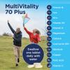 Healthspan Multivitamin 70 Plus | (120 Tablets) | Vitamin C & Vitamin D3 | Brain, Heart, Bone & Immunity Health | Ginseng, Bioflavonoids & Acetyl L-carnitine | Vegan view 3