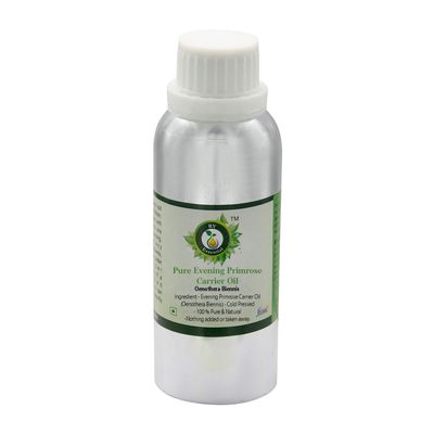 Evening Primrose Oil | Oenothera Biennis | Primrose Evening Oil | Pure Evening Primrose Oil | 100% Pure Natural | Cold Pressed | 630ml | 21oz by R V Essential