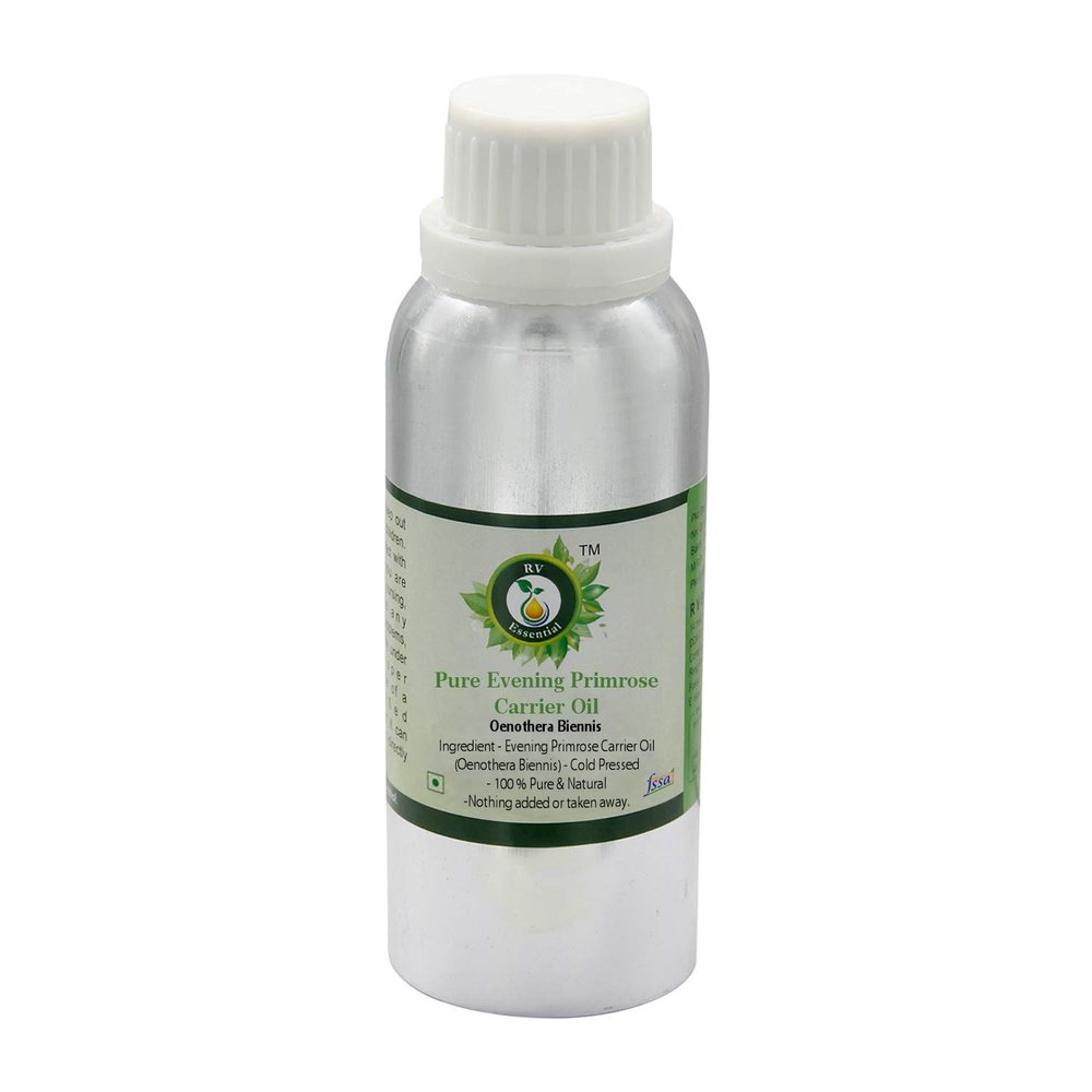 Evening Primrose Oil | Oenothera Biennis | Primrose Evening Oil | Pure Evening Primrose Oil | 100% Pure Natural | Cold Pressed | 630ml | 21oz by R V Essential