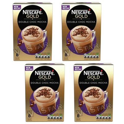 4 X NESCAFE Gold Mix Coffee Boxes Fresh Stock (Double Chocolate Mocha)
