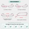 Eyekepper Ladies Frameless Reading Glasses - Lightweight Rimless Readers Women Red +1.75 view 3