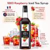 1883 Maison Routin Raspberry Iced Tea Syrup 1L Premium French Flavoured Syrup for Iced Tea, Cocktails & Mocktails view 2