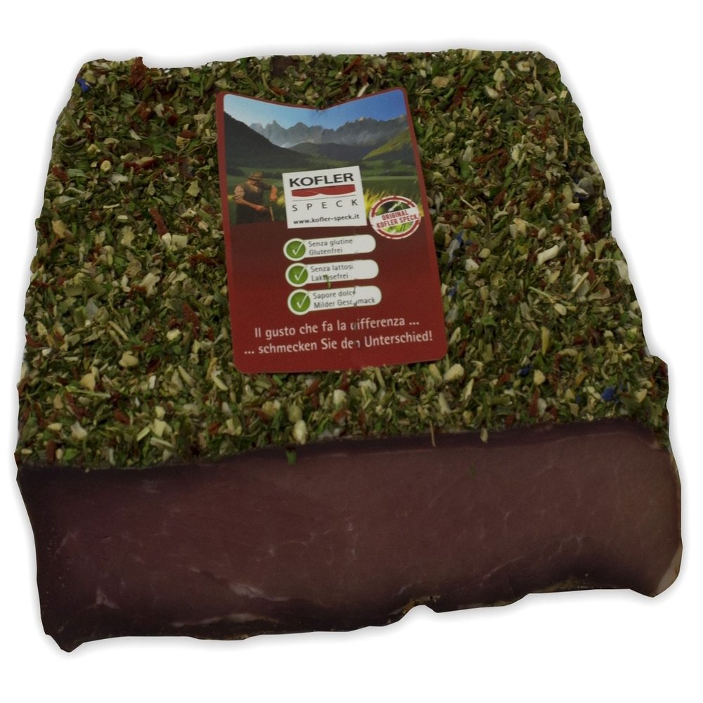 Imperator Speck with Herbs 1/4 vac. APPR. 330 gr. - Kofler Delicatessen